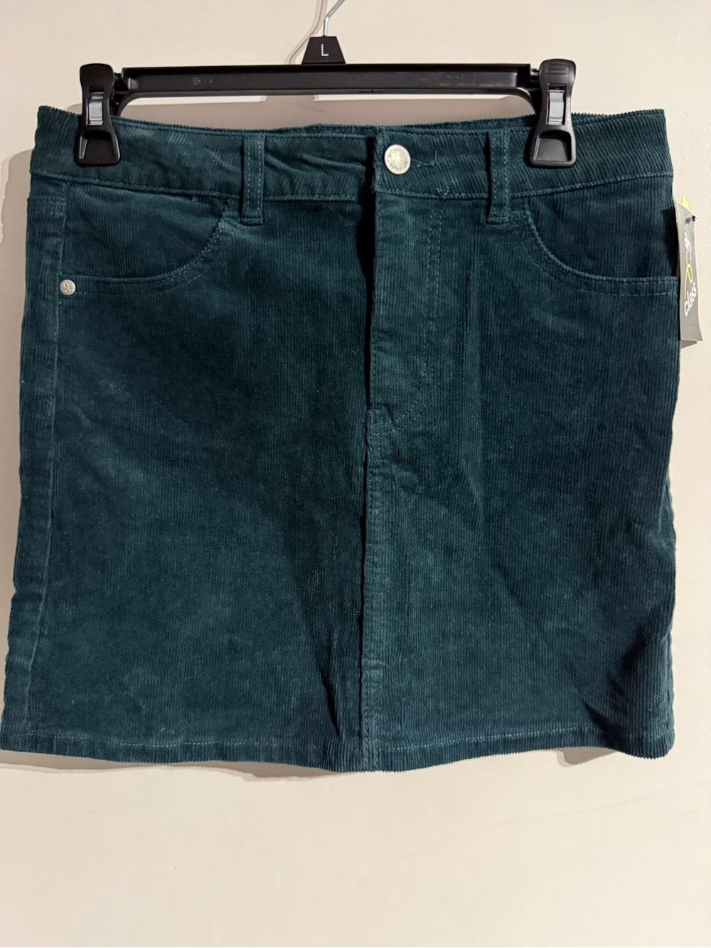 BNWT Girls Art Class Teal Corduroy Skirt Size XL (14/16)